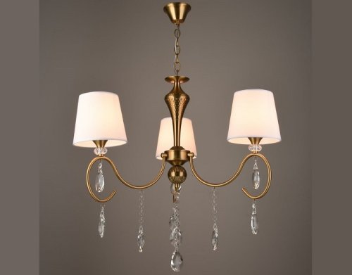 Люстра потолочная трехрожковая на цепочке Мелодия Света Е27 220В P7209/3 Медь фото Люстра потолочная трехрожковая на цепочке Мелодия Света Е27 220В P7209/3 Медь картинка